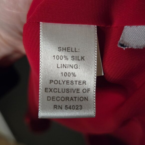 Y2K Banana Republic Women's Babydoll Empire Waist Strapless Silk Dress Womens Si - Picture 6 of 15